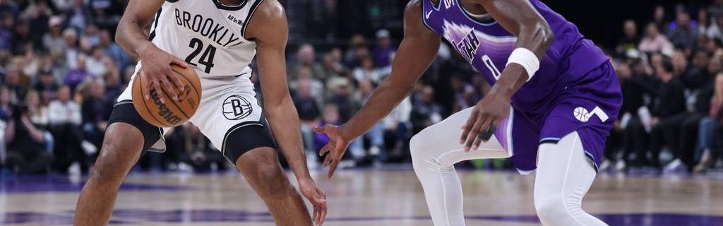 乔治26+7&amp;伤退杰明25+10 篮网轻取爵士止七连败