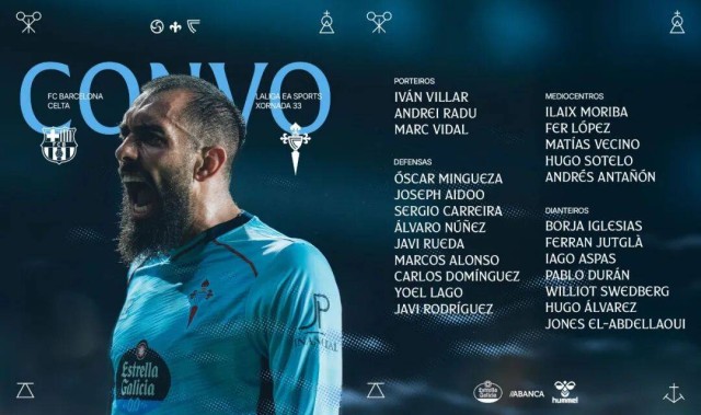 西甲联赛：巴塞罗那发动感情攻势，维戈塞尔塔场均丢三球