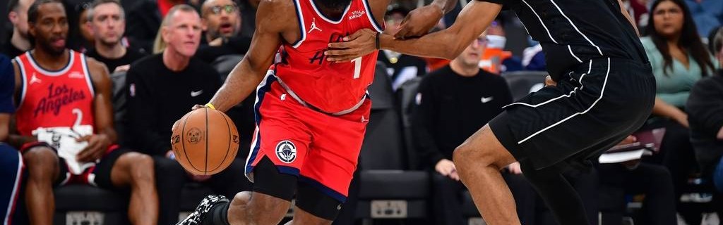 伦纳德28分哈登19+8 快船大胜篮网